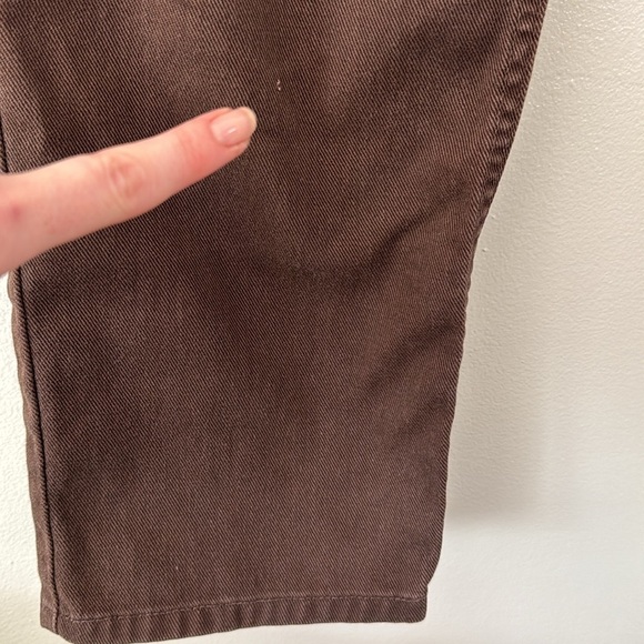 L.L. Bean Vintage Brown Denim High Waisted Jeans - Picture 3 of 5